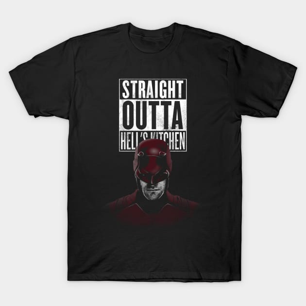 Straight outta Hell T-Shirt by RetroFreak